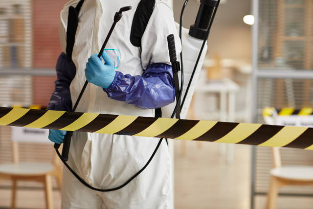 Professional Biohazard Cleanup technician working in Blue Ridge, GA